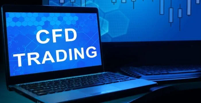Gráfico de trading de CFDs