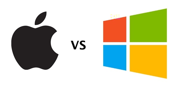 Mac vs Windows Logos (Trading)